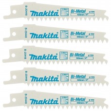 Makita B-20448 Сабельная пилка для гипсокартона 100х0,9х6TPI, 5 шт.